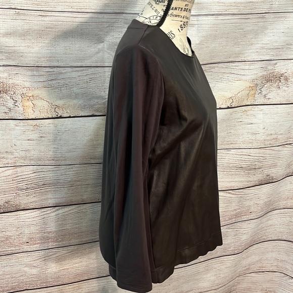 Majestic Filatures du Lion Leather Deluxe Tee Washable French Touch Medium Brown - Picture 4 of 13